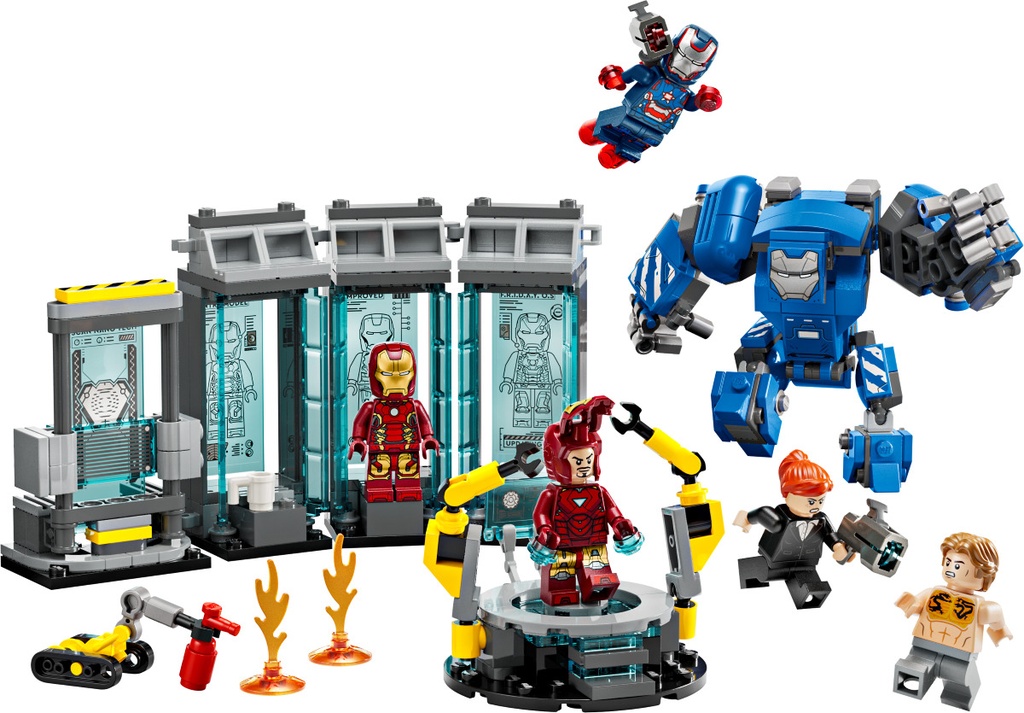 LEGO Marvel Iron Mans Laboratory Hall of Armor 76315