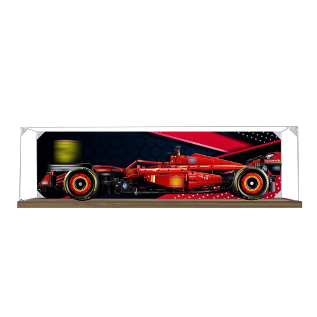 Acrylic Display case for Lego 42207 F1 Racing Car Used for Collecting and Protecting displays Sturdy Storage Display Box 256 x 118 x 7 inches excluding Models Option 2
