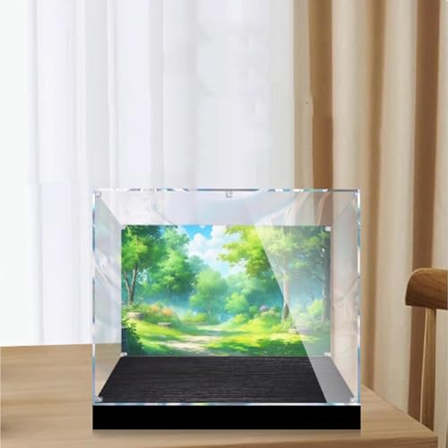 Transparent Acrylic Display Casefor Lego 77049 Animal Seniors Club Model Clear BoxStorage BoxDisplay BoxCompatible with 77049 Model Display Box only Back Sprayed Taller Base
