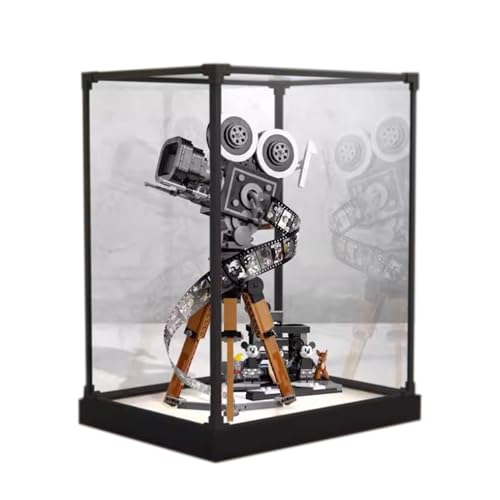 Acrylic Display Case for Lego Disney Walt Disney Tribute Camera 43230 Showcase Protect Decorate Model with Dustproof Storage Transparent B