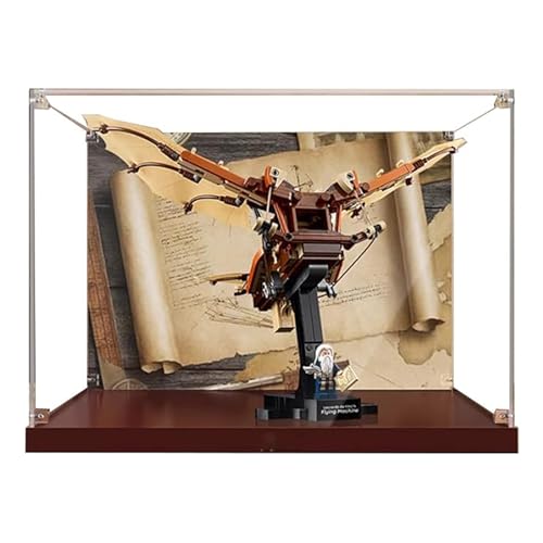 Acrylic Display Box Compatible with Lego 10363 Aircraft Kit Collectible Gift Display Box Organizer Box Only