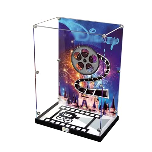 AZIZAT Acrylic Countertop Display Box Show CaseIts Suitable for Lego 43230 Camera Models DisplayingcollectingdustproofstorageOnly Storage Box3mm Background