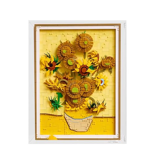 Acrylic Display Case for Lego 31215 Sunflower Model 3mm Dustproof Display Box Display Case Compatible with Lego 31215 Model Not Included