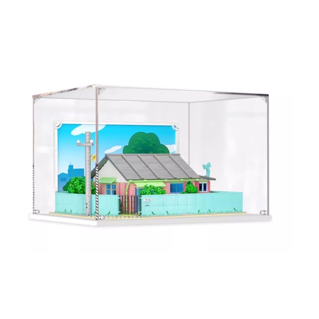 Acrylic Display case for Lego 516401 Villa Model Dustproof Transparent Collections Display Case Display Box only 2mm