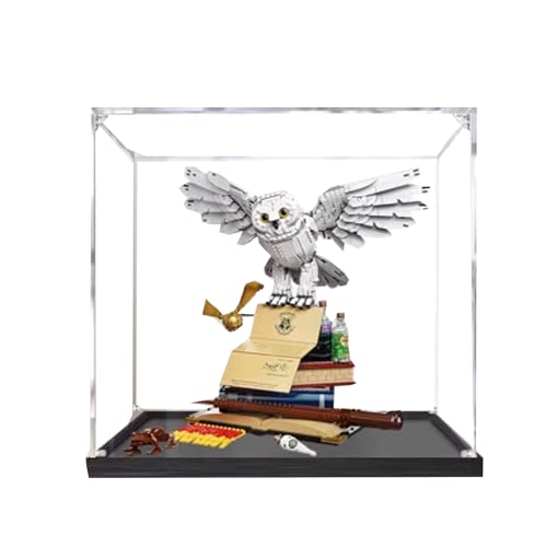 Acrylic Display Case for Lego 76391 Hogwartsses Icons Ultimate Display Solution for Model Collectibles Transparent 3mm