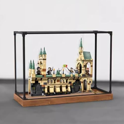Acrylic Display Clear Collectors Box Compatible with Lego 76415 The Battle of Hogwarts Building Block Model Dust Storage Box Display Box Box Only Style 2