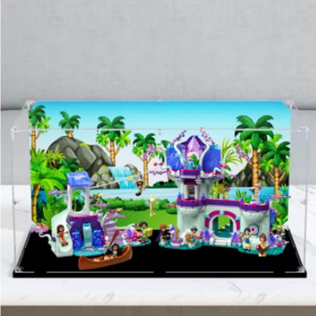 Acrylic Clear Display Case for Lego 43215 The Magic Tree House Display BoxBuilding Block Collectibles Transparent Dustproof Showcase Storage Box Display Box Stand for Only Case 3mm
