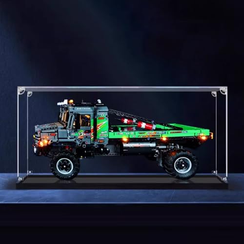 Acrylic Display case Compatible with Lego 42129 Truck Display Box kitdustproof UVResistant Transparent Display case Display case only kit not Included 3mm