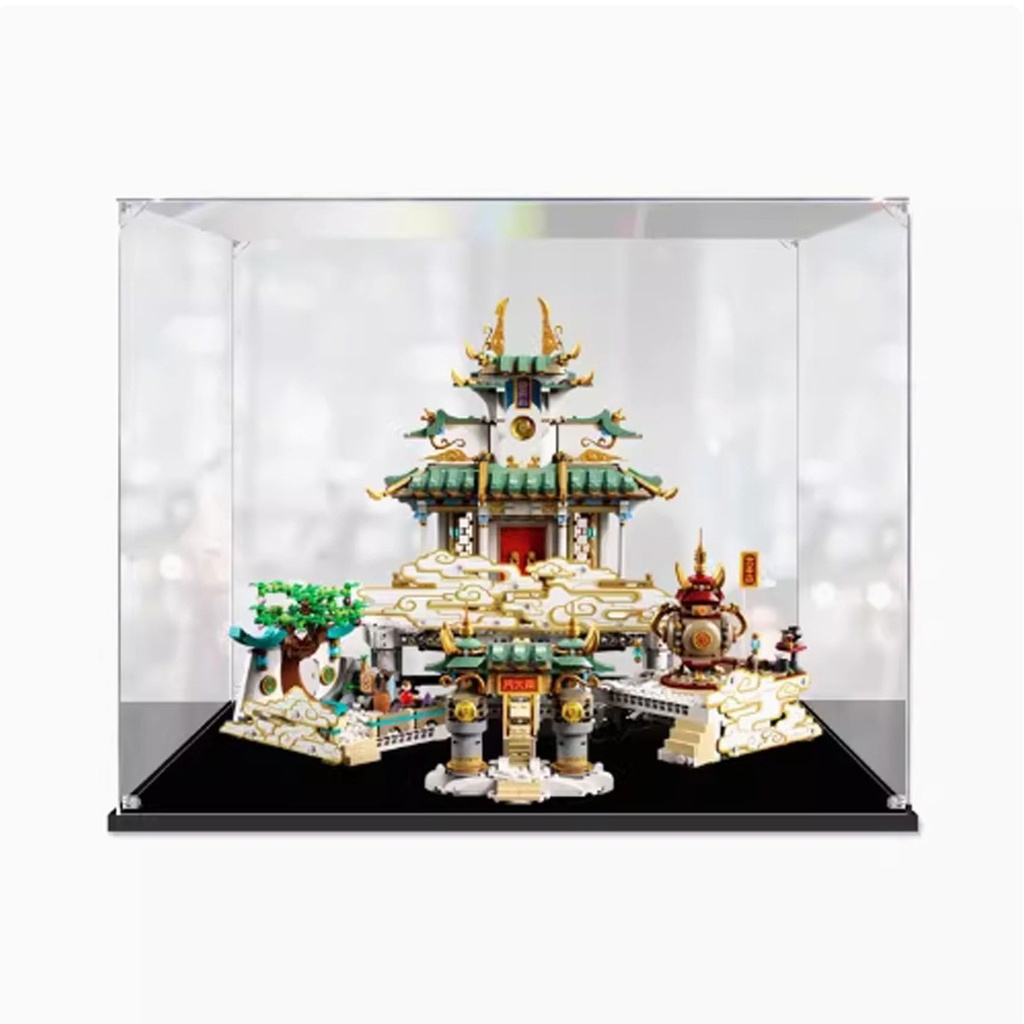 Acrylic Transparent Display Box Compatible with Lego 80039 Palace Model Dustproof Display Gift Protect Decorations Collectibles Storage Organizer Box Only 3mm