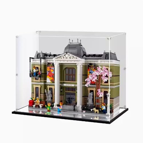 Acrylic Display Box Compatible with Lego 10326 Natural History Museum Model Kit Thickened Base Collectible Gift Display Box Storage Box Box Only mirrors 3mm
