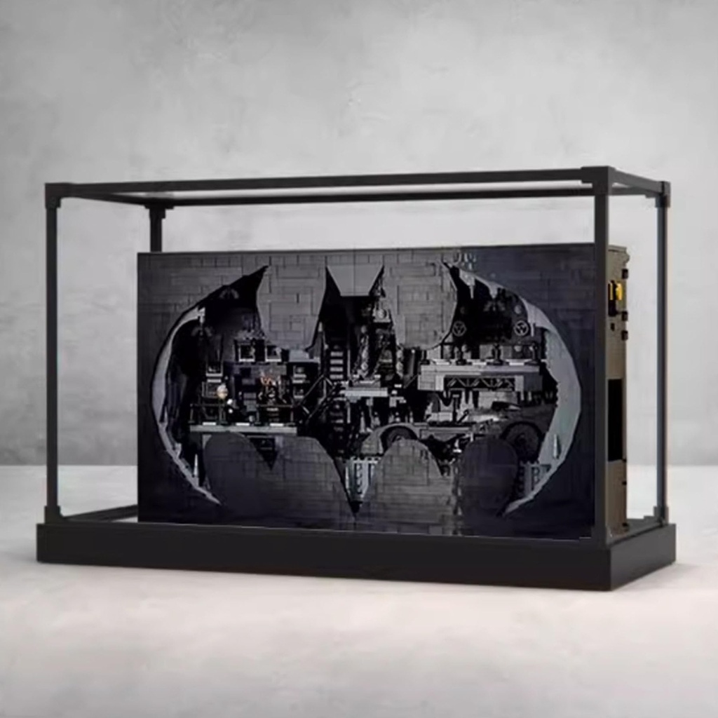 Acrylic Display Clear Collectors Box Compatible with Lego 76252 Bat Cave Building Block Model Dust Storage Box Display Box Box Only Style 1