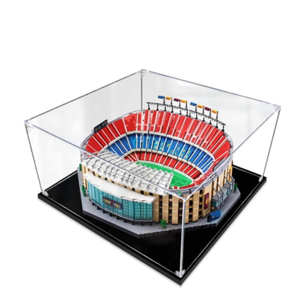Acrylic Collectibles Display Box for Lego 10284 Ballpark Display Box Block Model Transparent Dustproof Storage Box Display Box Only 2mm