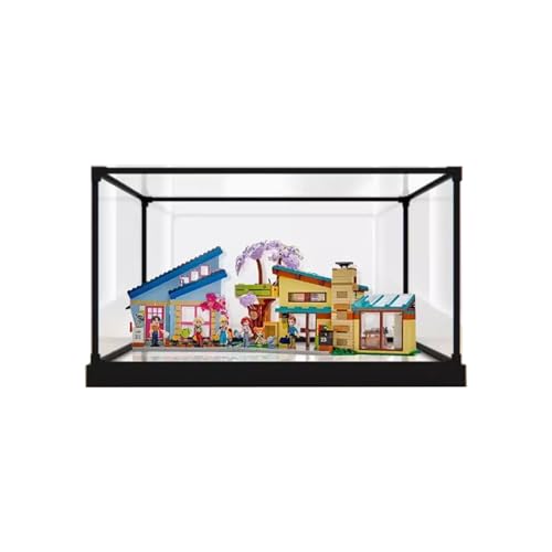 Acrylic Display case for Lego 42620 Tree houses Model Dustproof Transparent collections Display Case display box only White base