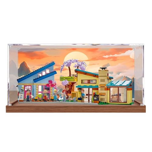 Acrylic Display Case for Lego 42620 Clear Dustproof Collectible Box Display Cabinet Only Without Model Set With background