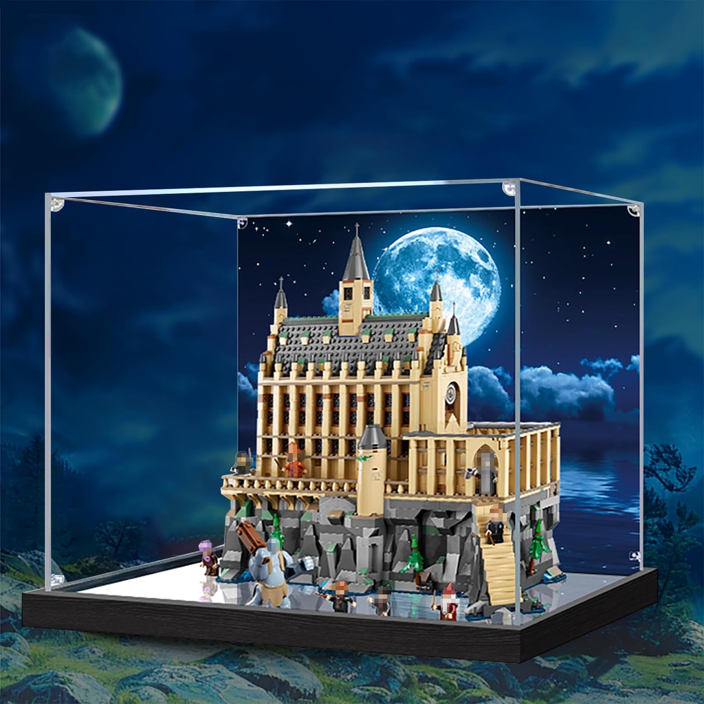 Acrylic Display caseDesigned for Lego 76435 Magic Castle Model Thickened Transparent Acrylic Lego Sets are NOT Included Transparent 3mm