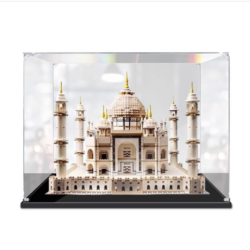 Acrylic Display case Compatible with Lego 10256 Taj Mahal Display Box kitdustproof UVResistant Transparent Display case Display case only kit not Included 2mm
