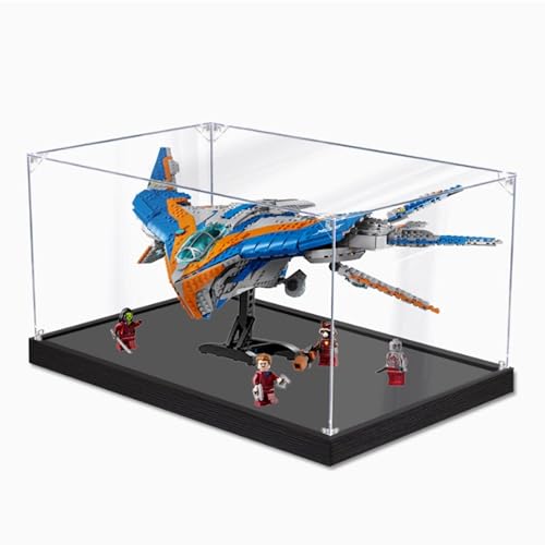 Acrylic Clear Display Case for Lego 76286 Guardians of The Galaxy Model Collectibles Countertop Display Case Gift Dust Box Organizer Display Box only 2mm
