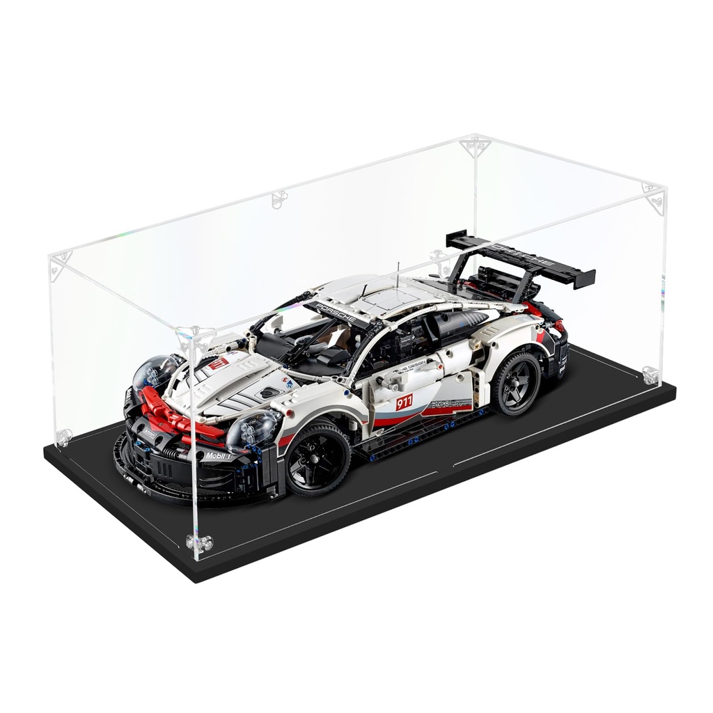 3MM Acrylic Display Case for 110 Scale Diecast Car Model Car Thickened Clear Acrylic Display Box for Lego 42123 421542165x984x709inch 110