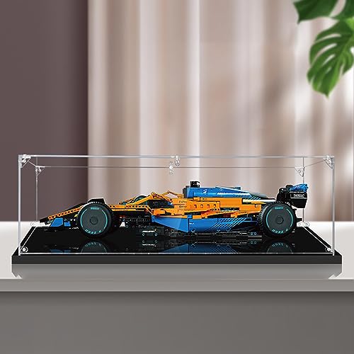 AZIZAT Acrylic Display Case Is Compatible with Lego 42141 Formula 1 Racing Car Building Kit Model Collectibles Dustproof Clear Display Box only Storage Box3mm 3mm
