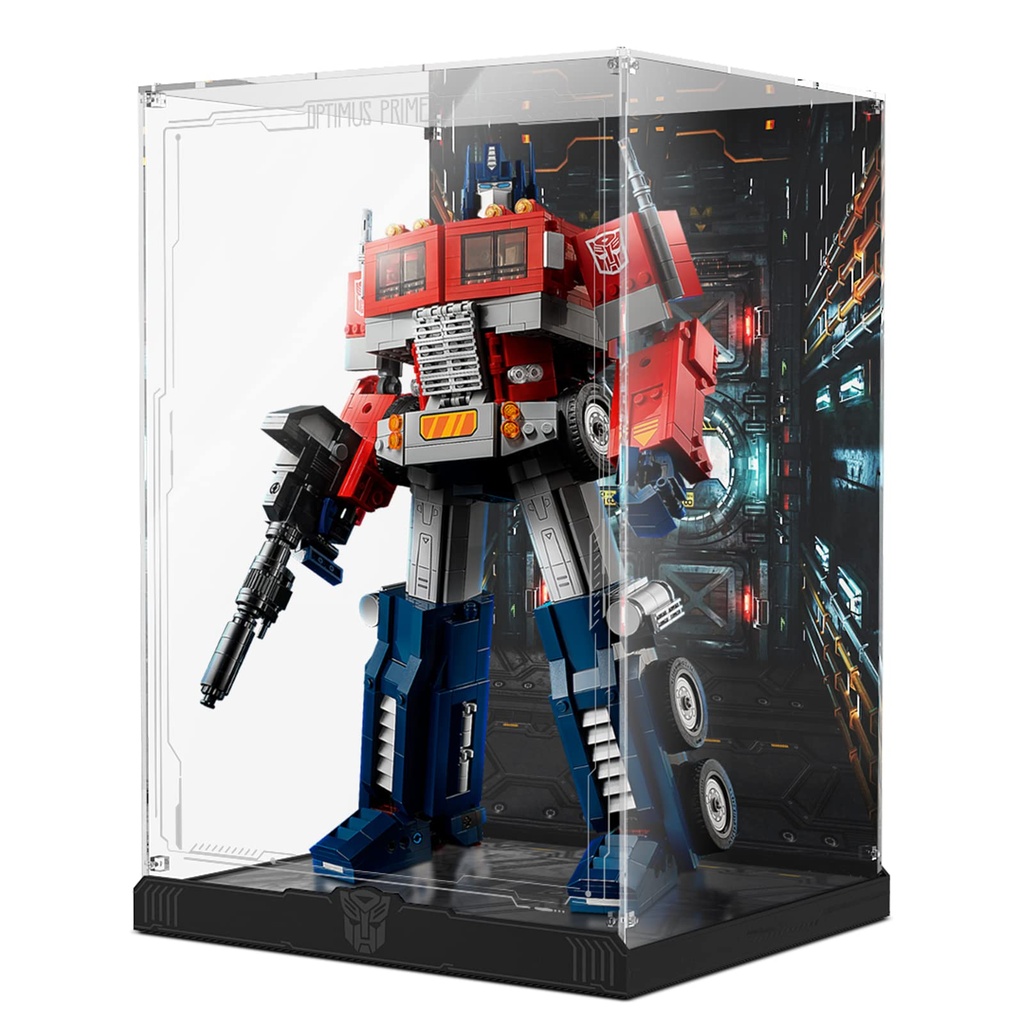 PIPART Acrylic Display Case for Lego 10302 Optimus Prime ONLY Display Case Lego Model NOT Included