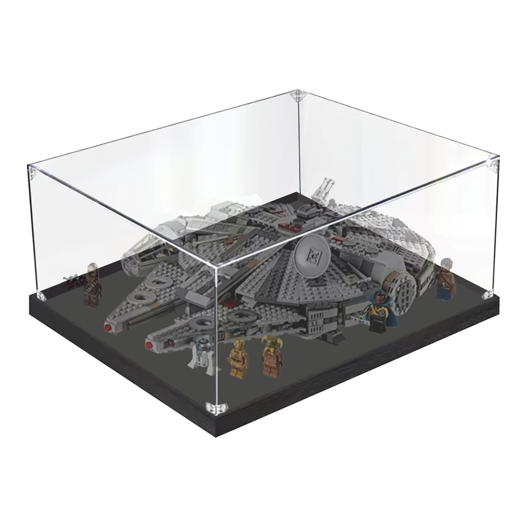 Acrylic Display Case for Lego 75257 Millennium Falcon Model Sturdy Protection for Your Collectible Model Not Included 2 mm