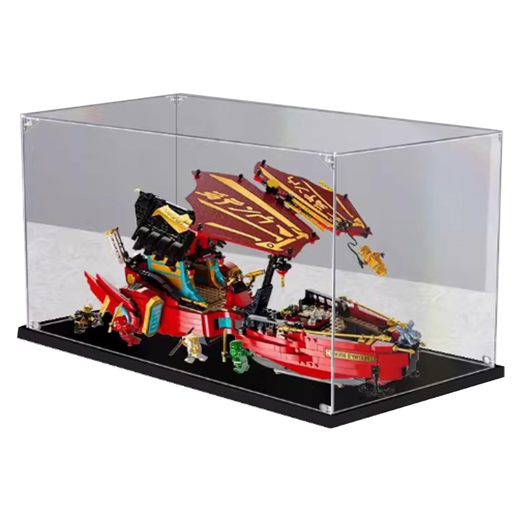 CHIFENMS Acrylic Display Box for Lego 71797 Crazy Racing Clear Dustproof Display Box Box Only Lego Set Not Included 2mm