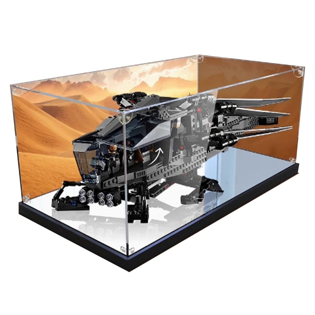 Acrylic Display case Compatible with Lego 10327 Dune Royal Puffer Display Box kitdustproof UVResistant Transparent Display case Display case only kit not Included Background