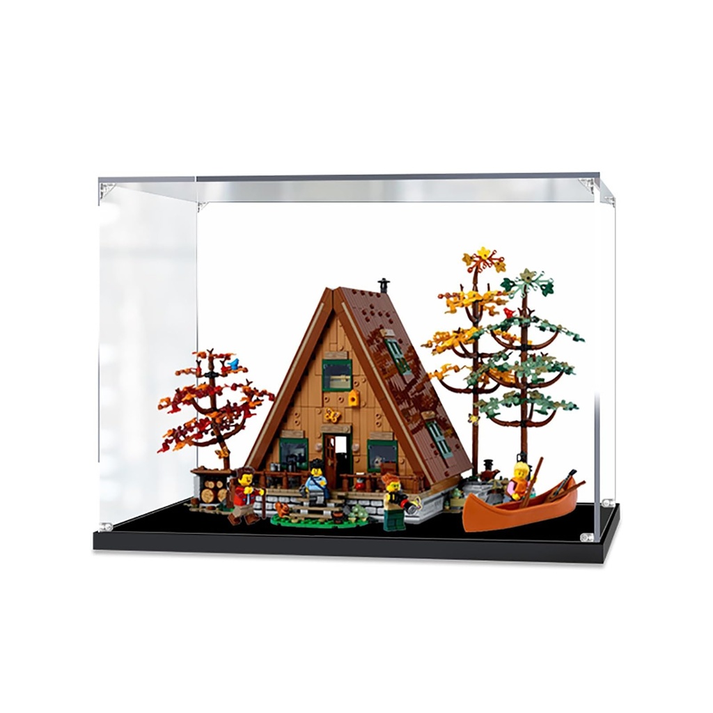 Acrylic Display Box Acrylic Display Case For Lego 21338 Aframe Cabin Model Transparent Dustproof Display Box 503530cm Model Not Included