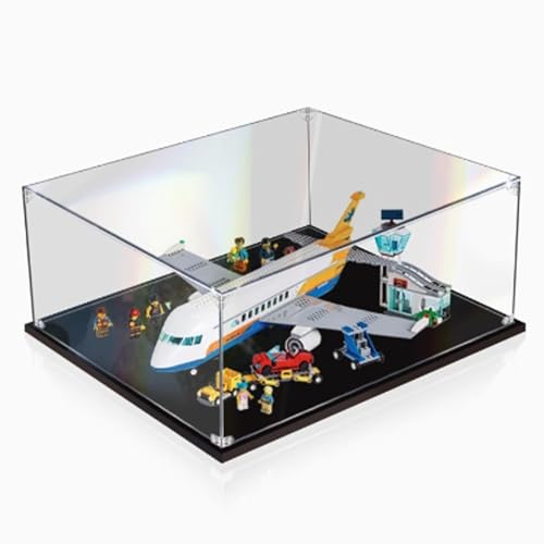 Acrylic Display Case for Lego 60262 Passenger aircraftDustproof Transparent Display Case Model Collection Display Case Model not included 2mm