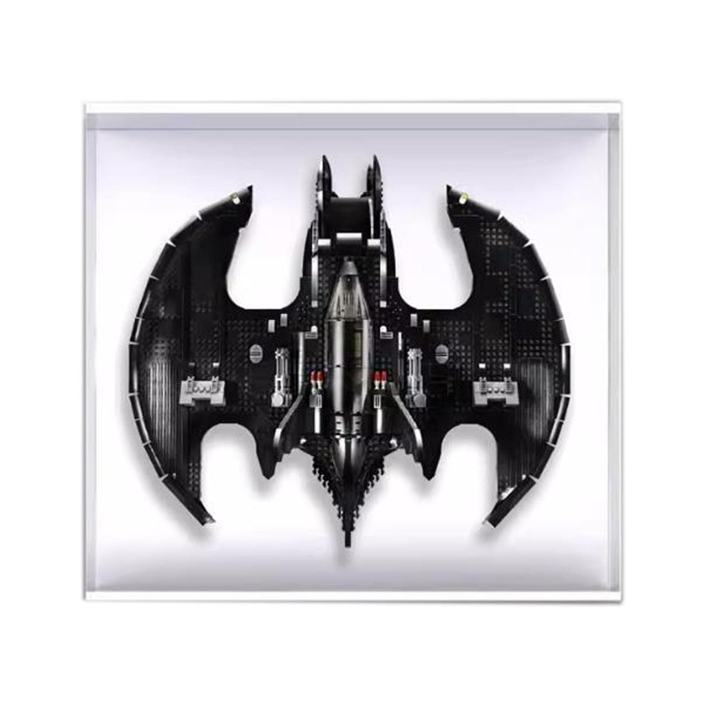 Acrylic Display Case for Lego DC Batman 1989 Batwing 76161 ShowcaseProtect Decorate Your Masterpieces with Dustproof StorageGifts for Players Background D