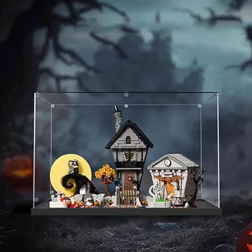 Acrylic Display case Compatible with Lego 21351 Christmas Eve Surprise Display Box kitdustproof UVResistant Transparent Display case Display case only kit not Included Transparent