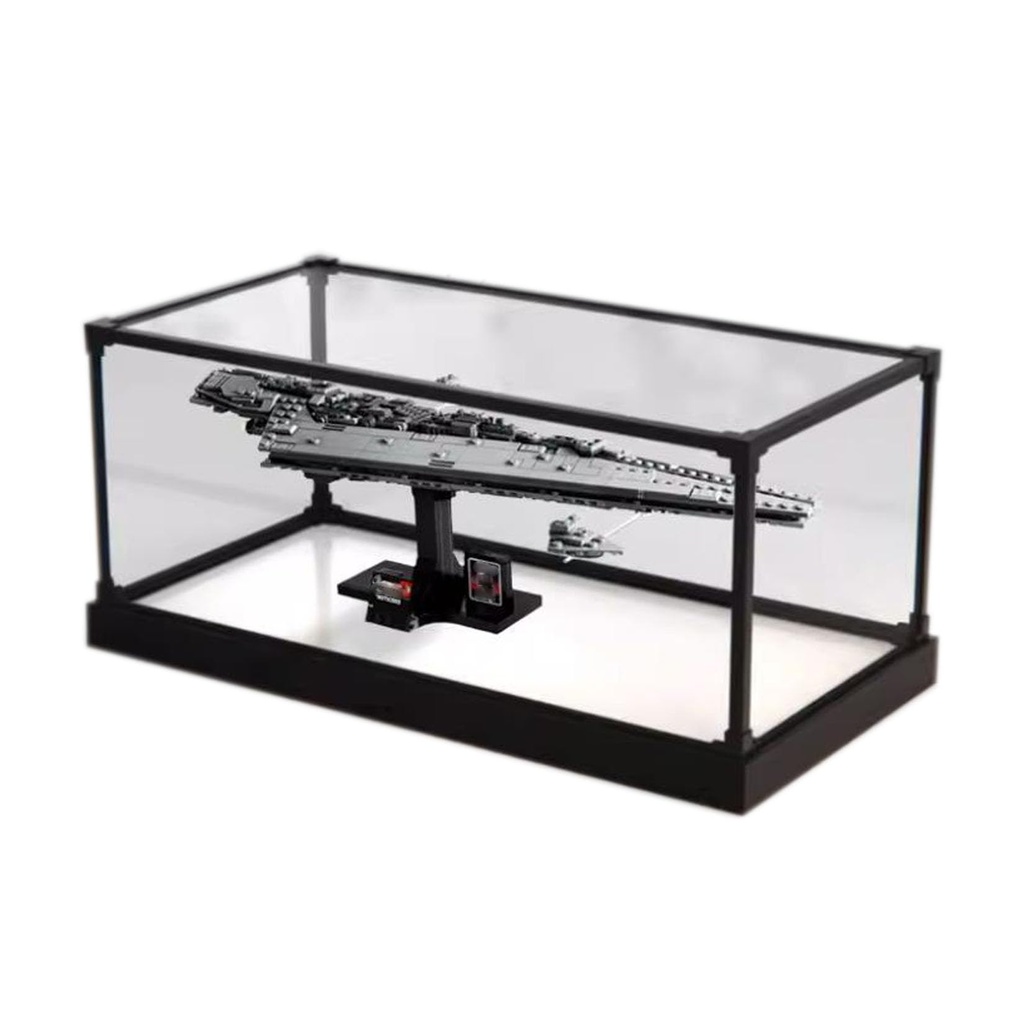 Acrylic Display Case for Lego Star Wars Executor Super Star Destroyer 75356 Model Dustproof AntiUV Storage Box Ideal for Collectors Transparent