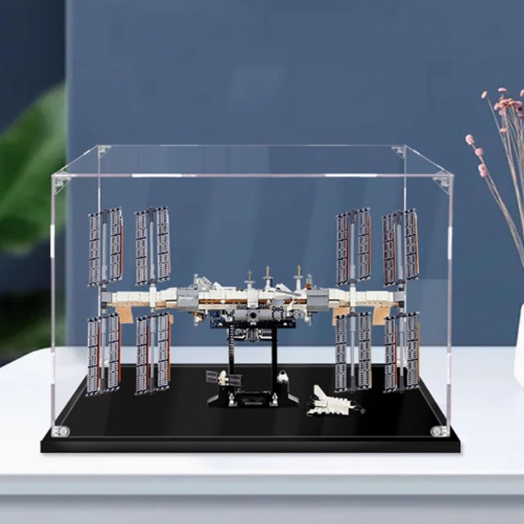 Acrylic Display Box Compatible with Lego 21321 International Space Station Transparent Box for 21321 Display Box Box Only 3mm