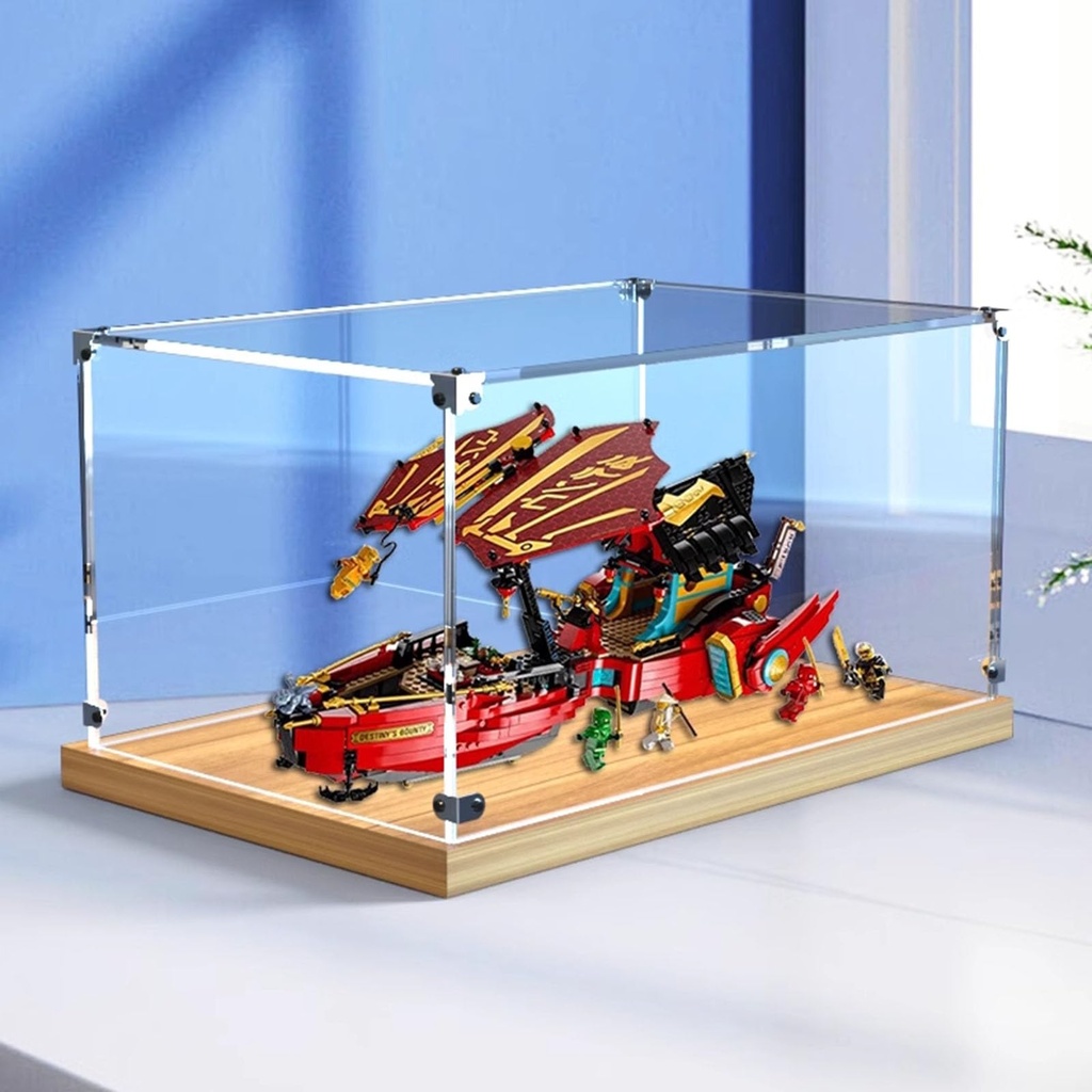 Acrylic Display Case for Lego 71797 Dustproof Box Storage Box Transparent Box Display Box Compatible with Lego 71797Only Case No Model Option 2