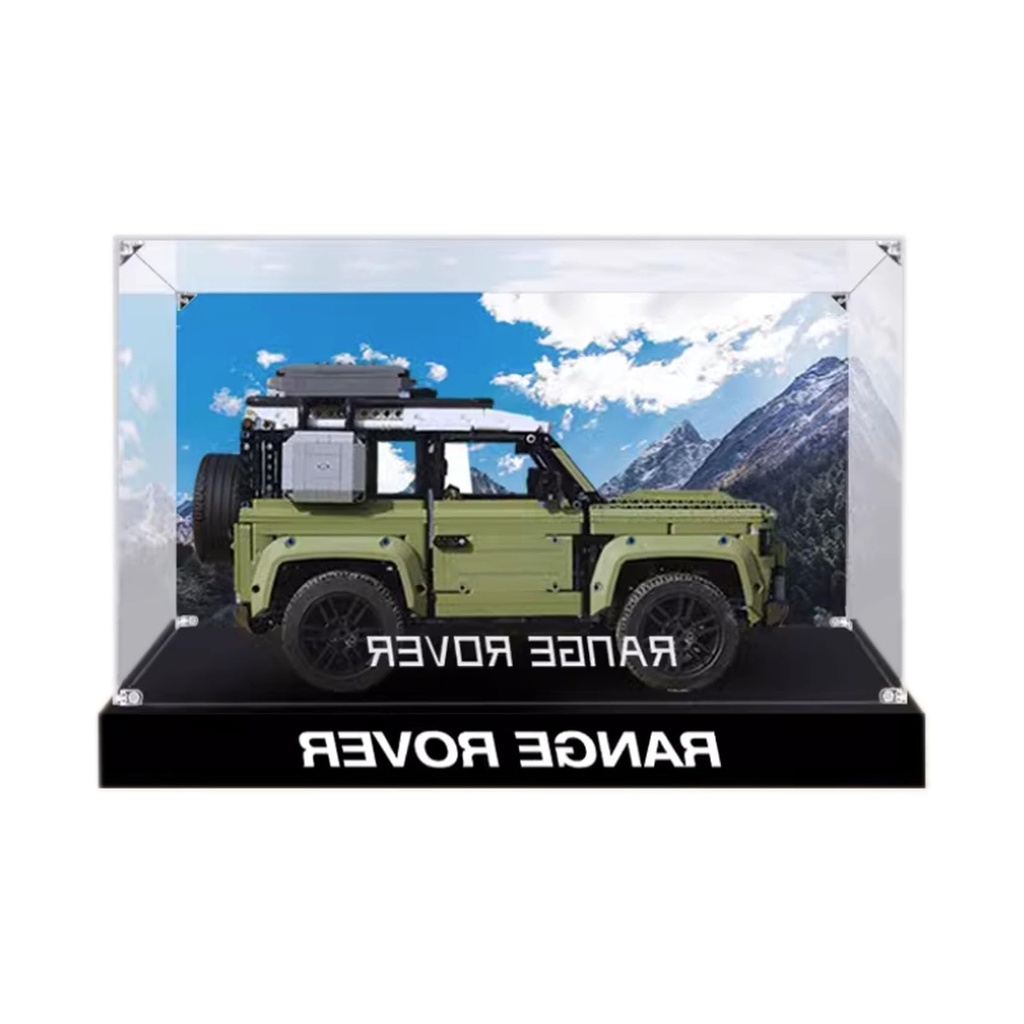 Acrylic Display Case for Lego Technic Land Rove Defende 42110ShowcaseProtect Decorate Model with Dustproof StorageGifts Background D