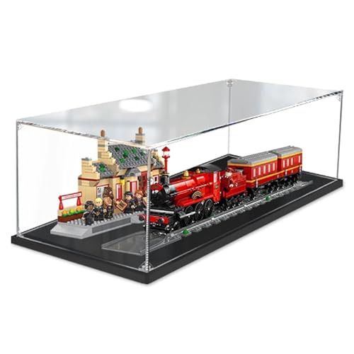 Acrylic Display case Compatible with Lego 76423 Express Station Display Box kitdustproof UVResistant Transparent Display case Display case only kit not Included 2mm