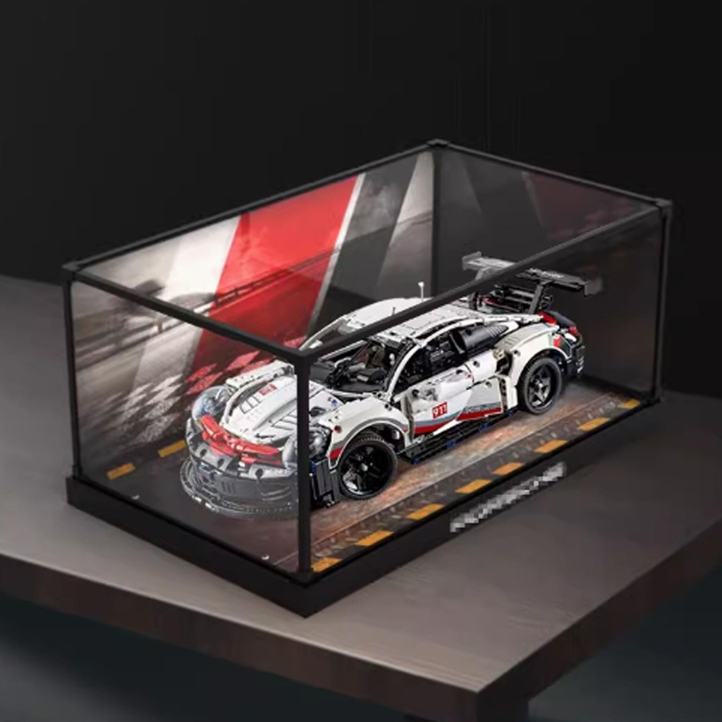 Acrylic Display Clear Collectors Box Compatible with Lego 42096 Racing Building Block Model Dust Storage Box Display Box Box Only Style 3