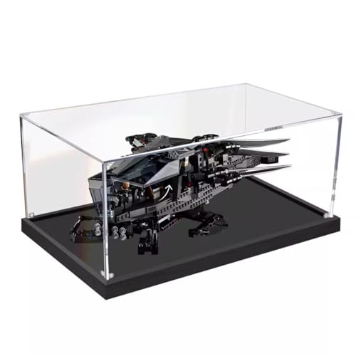 AZIZAT Acrylic Countertop Display Box Show CaseIts Suitable for Lego 10327 Ornithopter Product Models Displayingcollectingdustproofstorage