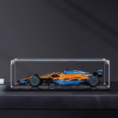 Acrylic Display Case Compatible with Lego 42141 Race Car Model Set Dustproof Transparent Display Case Storage Box Display Case Only 2mm