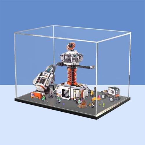 Acrylic Display Case for Lego 60434 Space Base and Rocket Launchpad Model without Brick Model Option B
