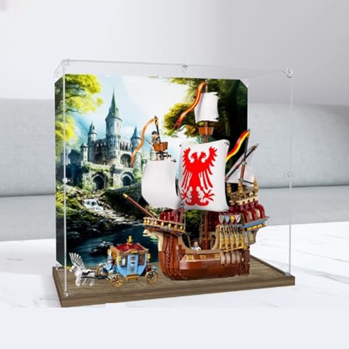 Acrylic 3mm Display Box for Lego 76440 Model Transparent Dustproof Display Box Storage Box Compatible with Lego 76440 Model Not Included A Style