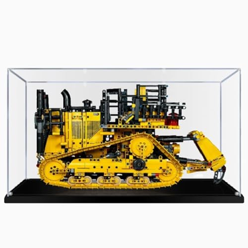 Acrylic Display case Compatible with Lego 42131 Bulldozer kitdustproof UVResistant Transparent Display case Display case only 3mm