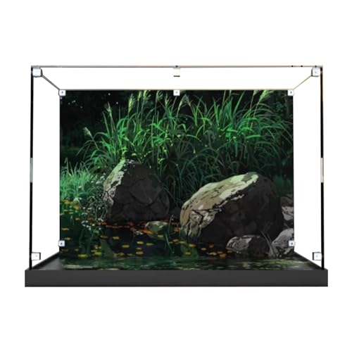 AZIZAT Acrylic Countertop Display Box Show CaseIts Suitable for Lego 10331 Kingfisher Models DisplayingcollectingdustproofstorageOnly Storage Box Background
