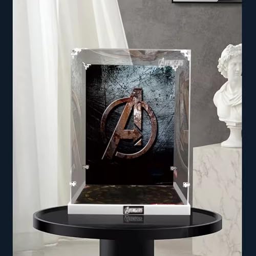 AZIZAT Acrylic Display Case It Is Compatible with Lego 76266 Final Battle Building Kit Model Collectibles Dustproof Clear Display Box only Storage Box Background