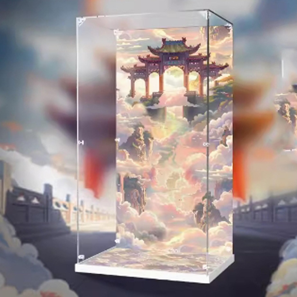 Acrylic Display Clear Collectors Box Compatible with Lego 80058 Pagoda Building Block Model Dust Storage Box Display Box Box Only Background Paragraph