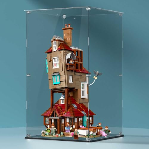 BoHeart No glue Acrylic Display Case for Lego 76437 Dustproof Box Storage Box Transparent Box Display Box Compatible with Lego 76437Only Case No Model Transparent type