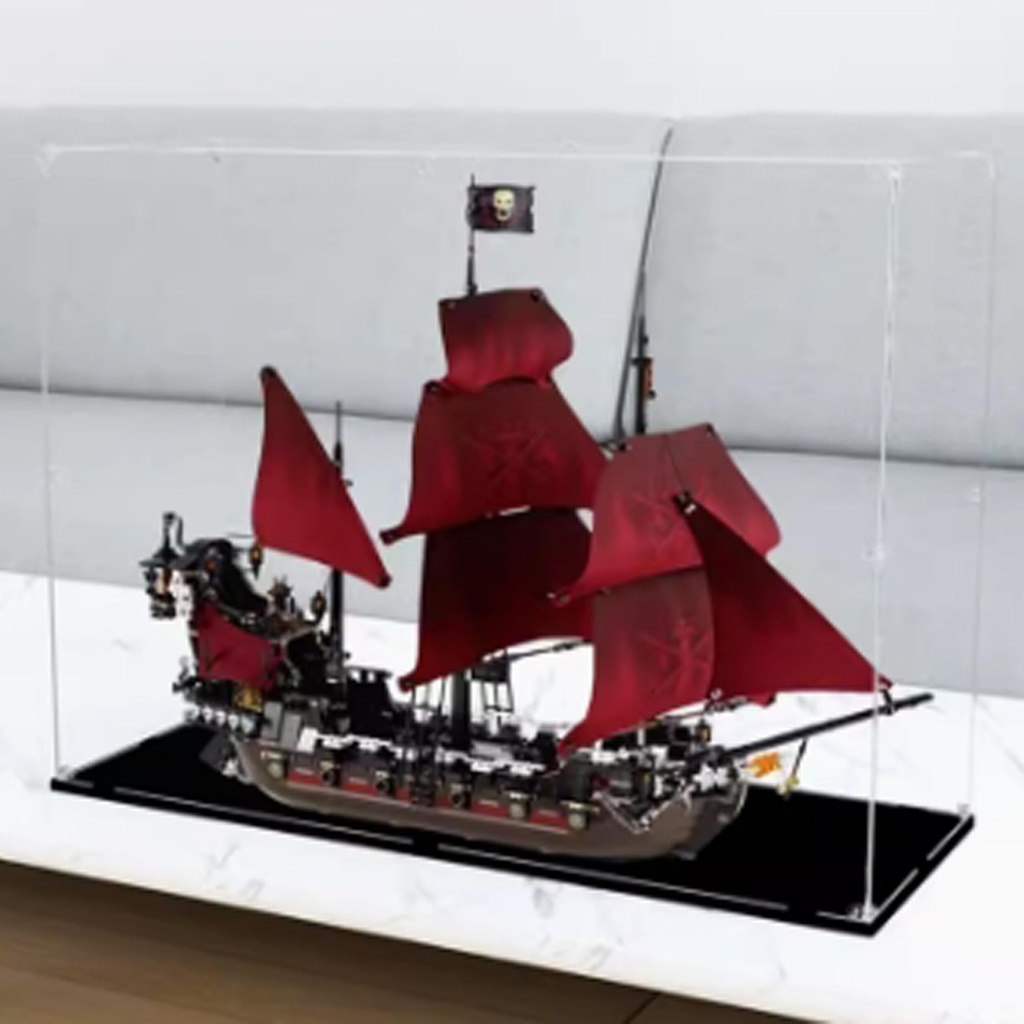 Acrylic Clear Display Case for Lego 4195 Boats Display BoxBuilding Block Collectibles Transparent Dustproof Showcase Storage Box Display Box Stand for Only Case 3mm