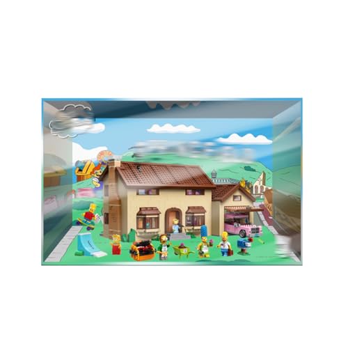 Acrylic Display case for Lego 71006 House Sturdy Storage Display Box 20118106 inches excluding Models