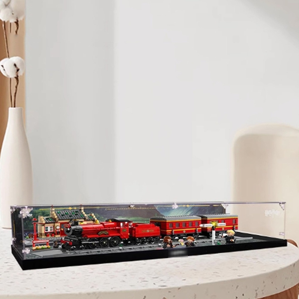 Acrylic Display case Compatible with Lego 76423 Express and Station kitdustproof UVResistant Transparent Display case Display case only
