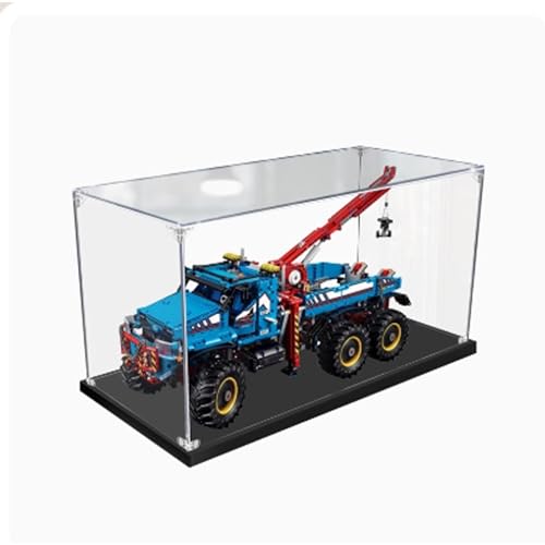 Acrylic Transparent Display Case for Lego 42070 OffRoad Pickup Truck Model Dustproof Transparent Display Case Showcase 275 118 157 inches Display Case Only 2mm